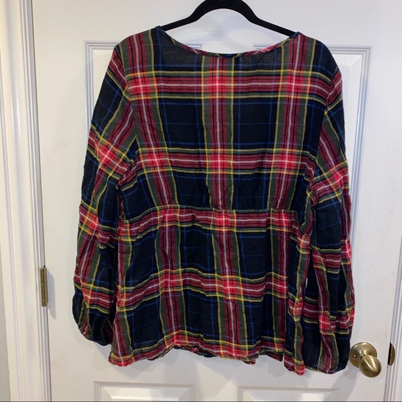 Lane Bryant Plaid Top - Size 22/24 - Picture 5 of 9